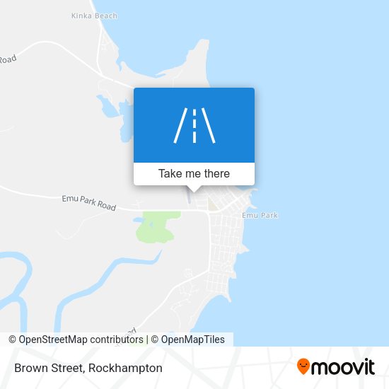 Brown Street map