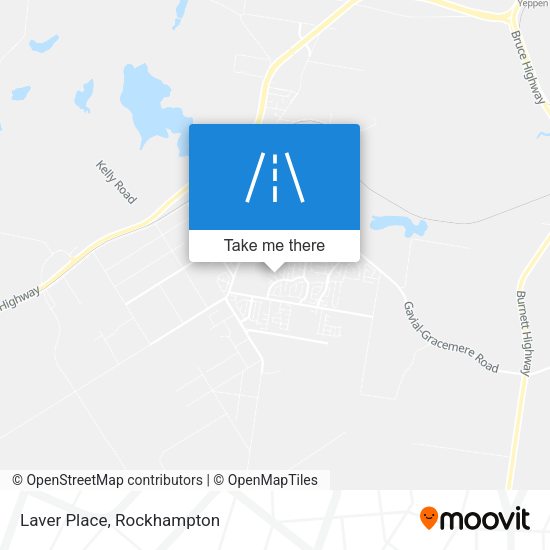 Laver Place map