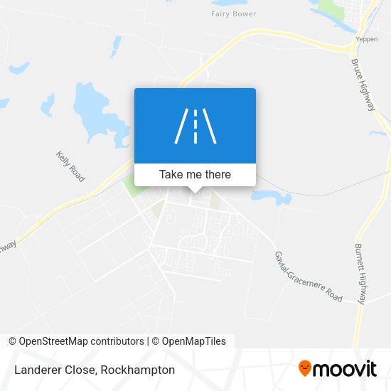 Landerer Close map