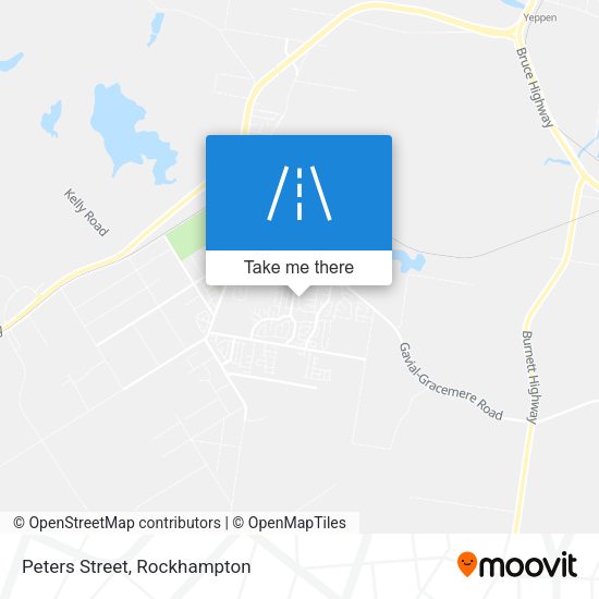 Peters Street map