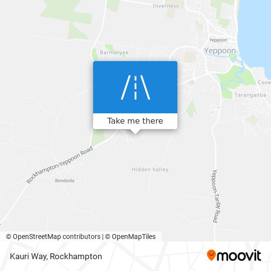 Mapa Kauri Way