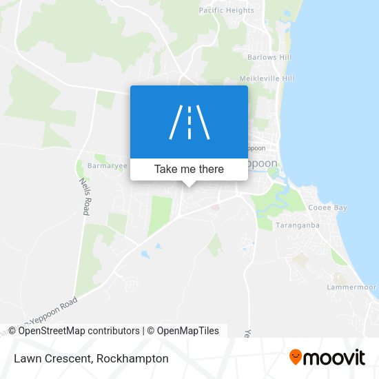 Lawn Crescent map