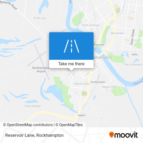 Reservoir Lane map