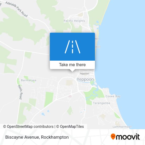 Biscayne Avenue map
