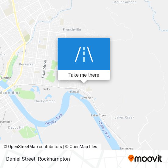 Daniel Street map