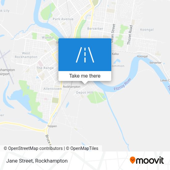 Jane Street map