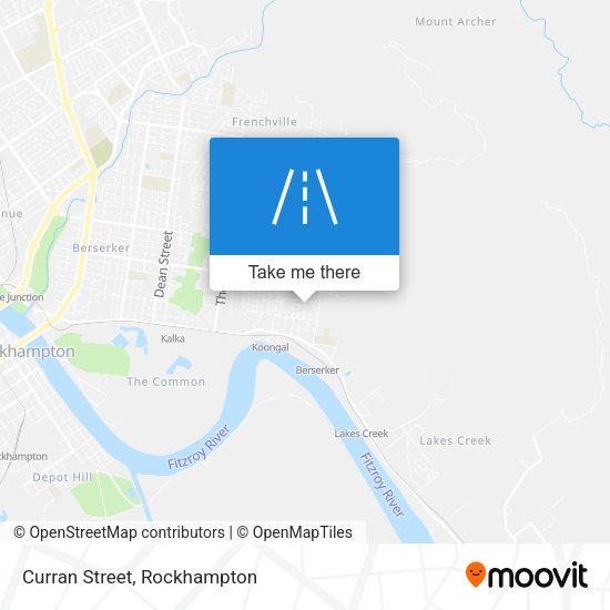 Curran Street map