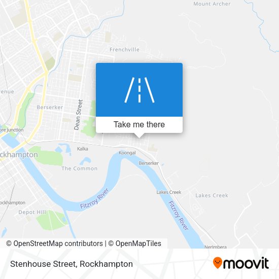 Stenhouse Street map