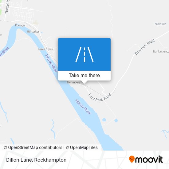 Dillon Lane map