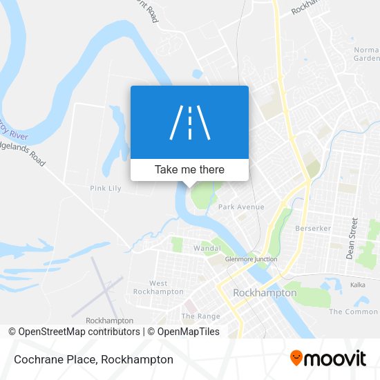 Cochrane Place map