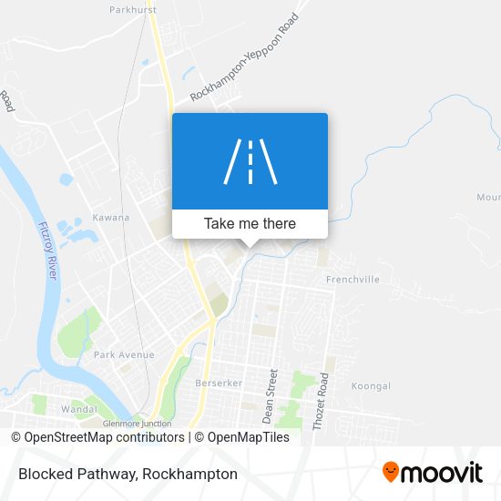 Blocked Pathway map