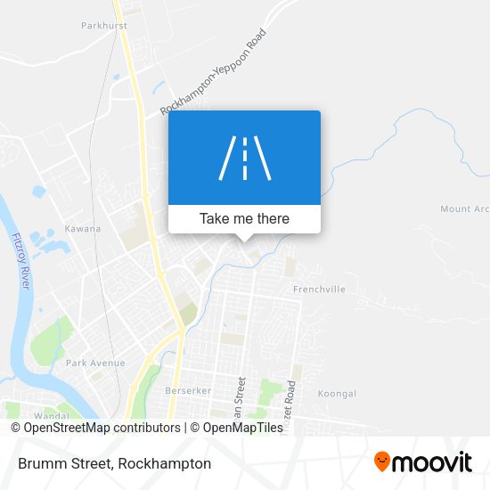 Brumm Street map