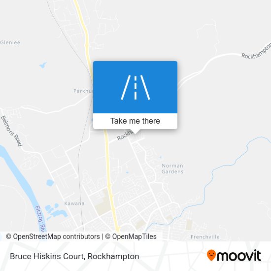 Bruce Hiskins Court map