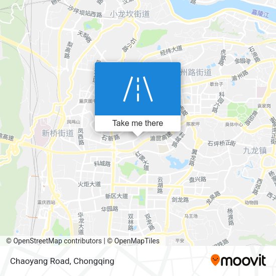 Chaoyang Road map