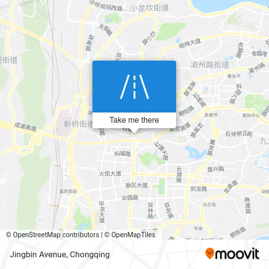 Jingbin Avenue map