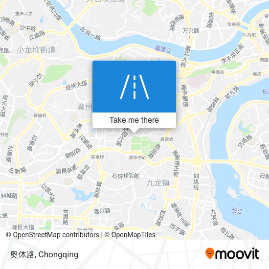 奥体路 map