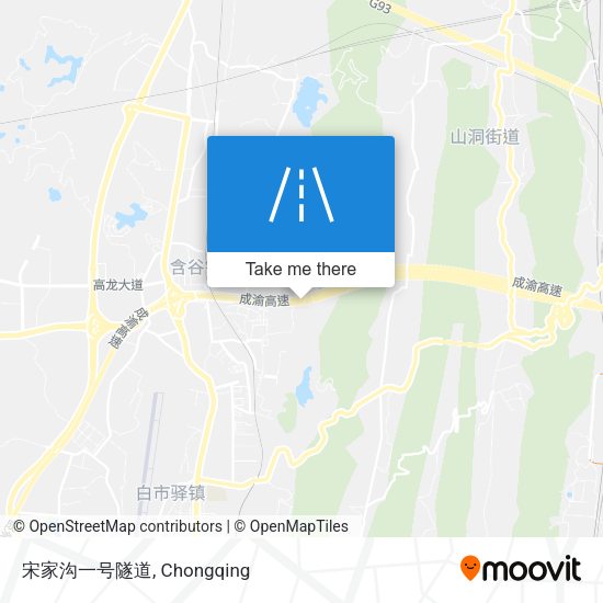 宋家沟一号隧道 map