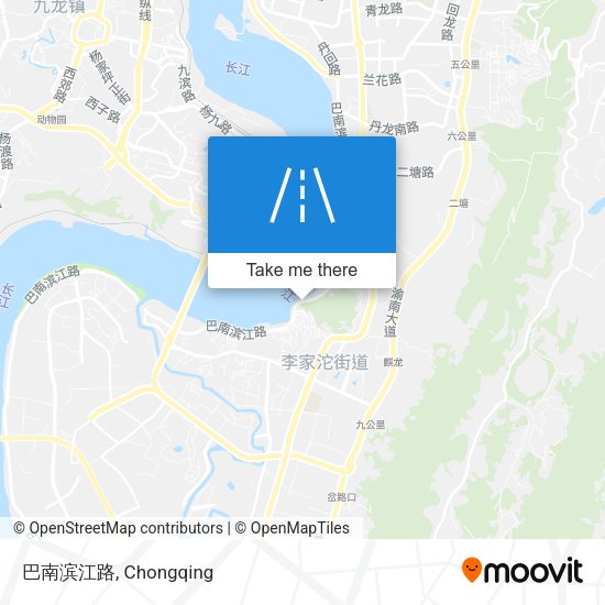 巴南滨江路 map