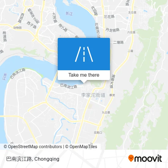 巴南滨江路 map