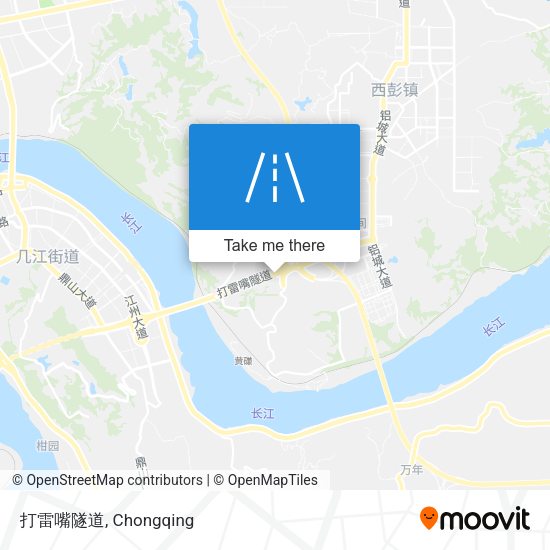 打雷嘴隧道 map