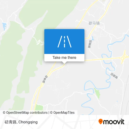 碚青路 map