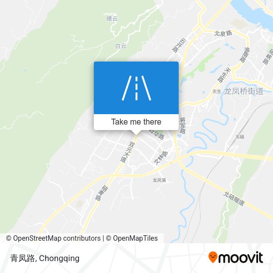 青凤路 map