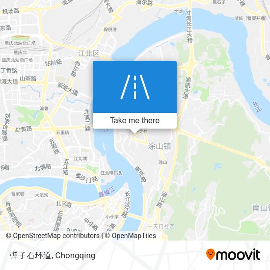 弹子石环道 map