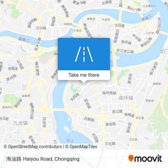 海油路 Haiyou Road map