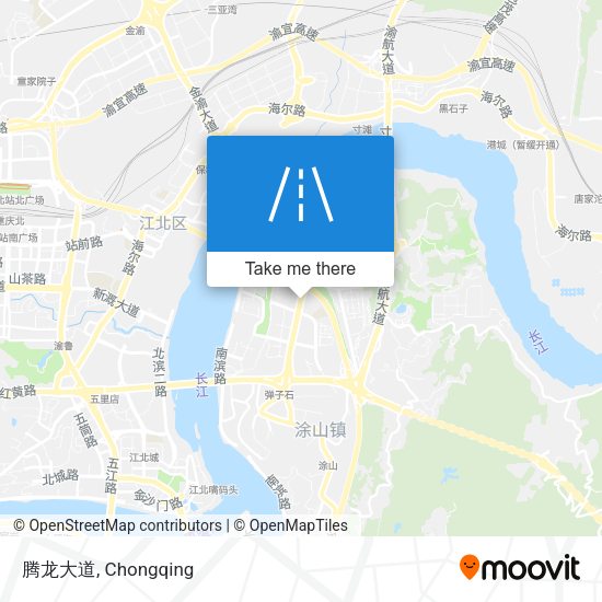 腾龙大道 map