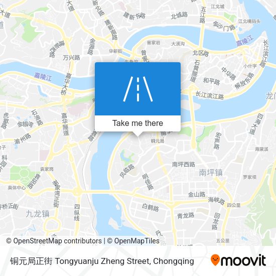 铜元局正街 Tongyuanju Zheng Street map