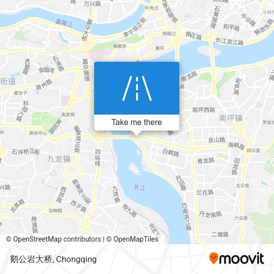 鹅公岩大桥 map