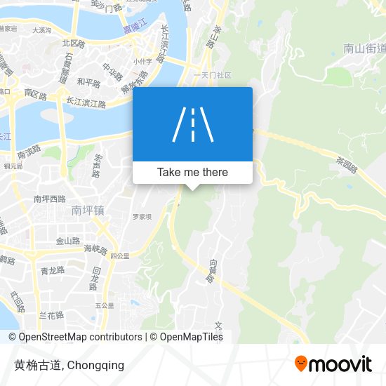 黄桷古道 map