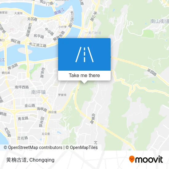 黄桷古道 map