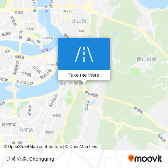 龙黄公路 map