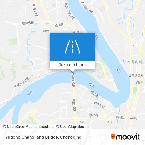 Yudong Changjiang Bridge map