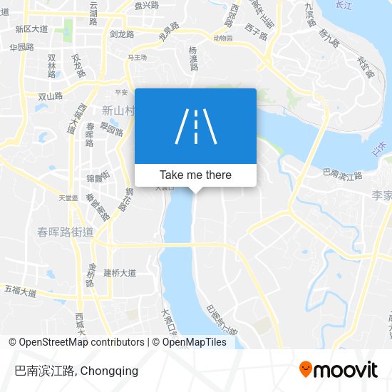 巴南滨江路 map