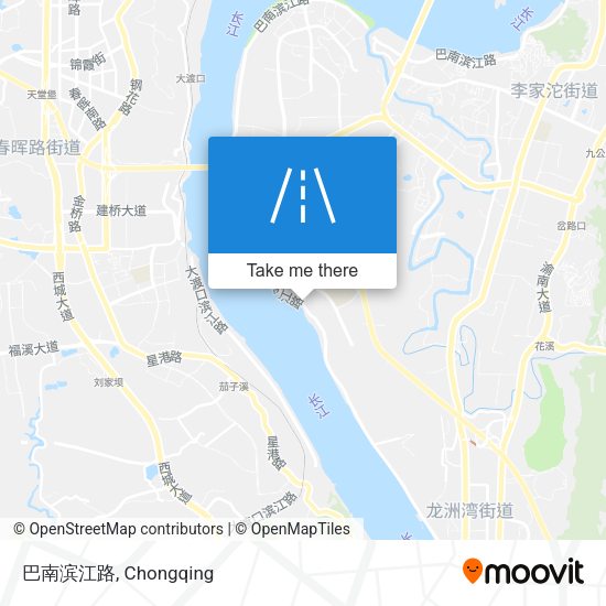巴南滨江路 map