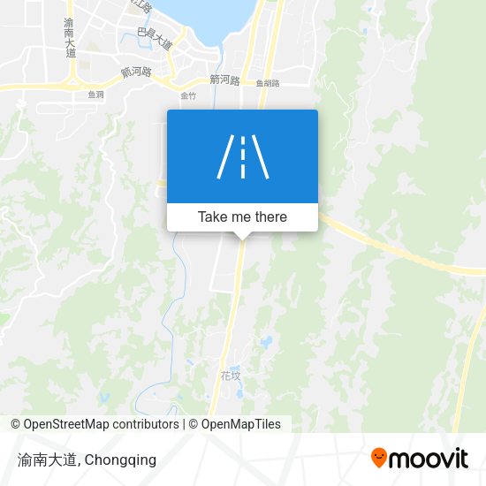 渝南大道 map