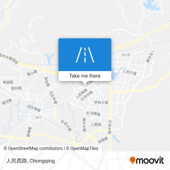 人民西路 map