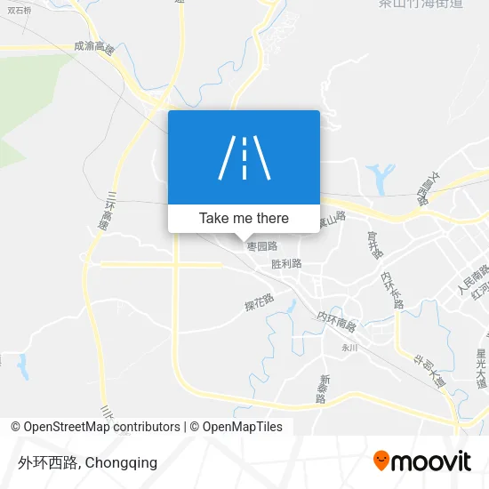 外环西路 map