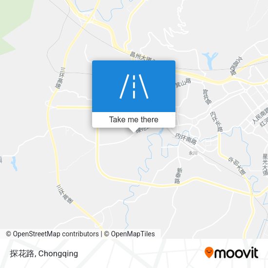 探花路 map