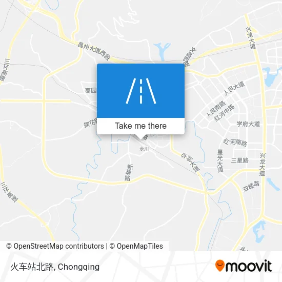 火车站北路 map