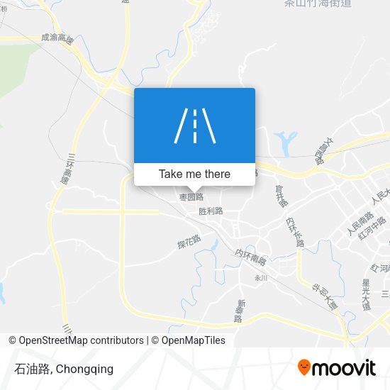石油路 map