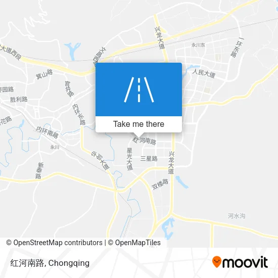 红河南路 map