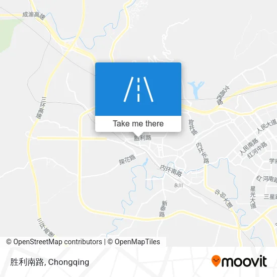 胜利南路 map