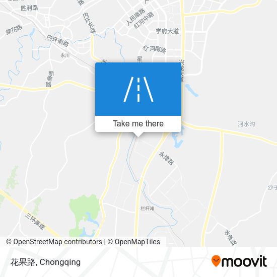 花果路 map
