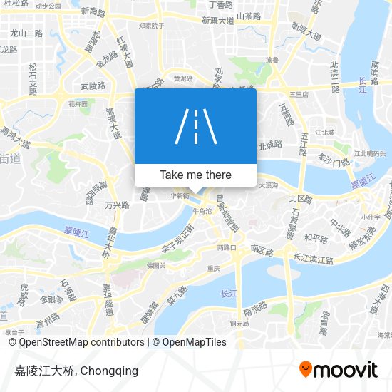 嘉陵江大桥 map