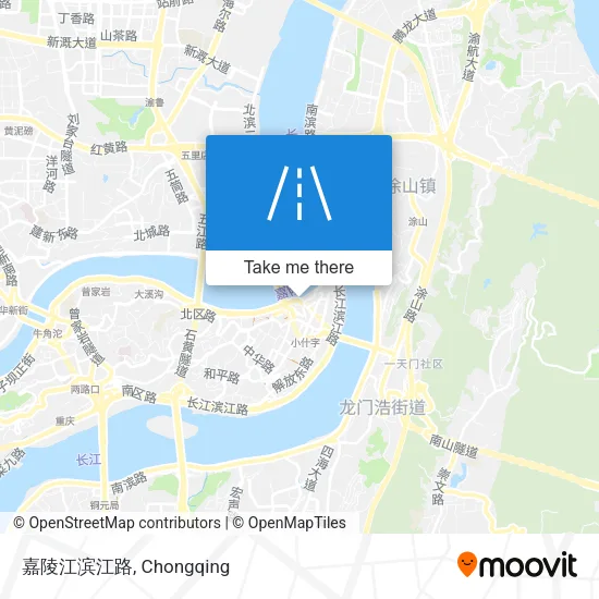 嘉陵江滨江路 map