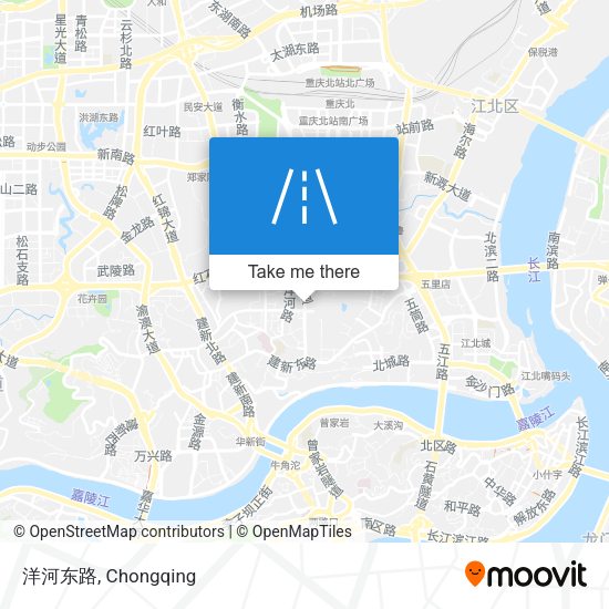洋河东路 map
