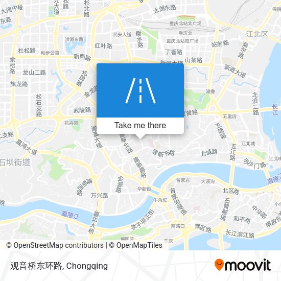 观音桥东环路 map